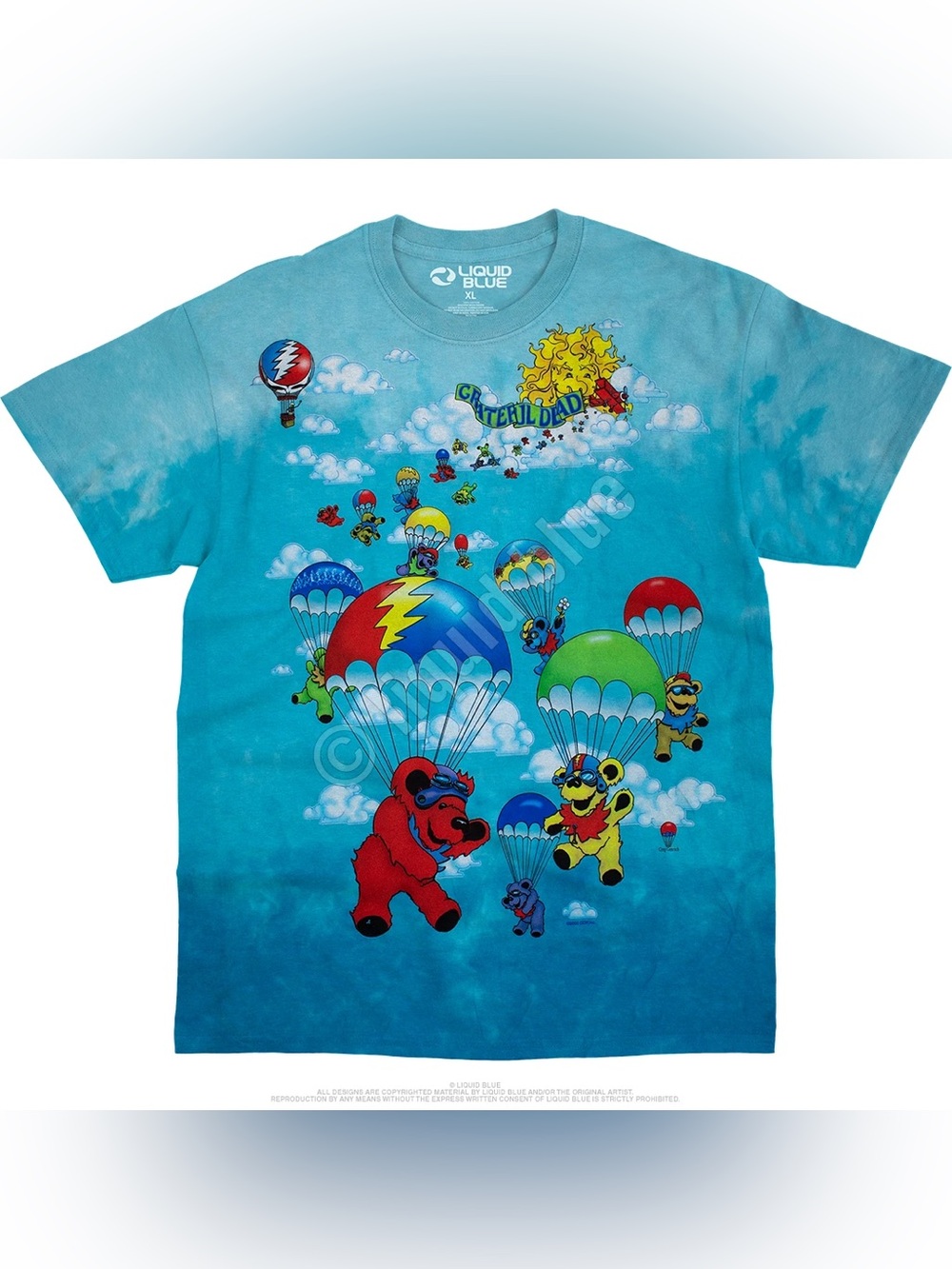 Grateful Dead Parachuting Bears Tie-Dye
T-Shirt - Picture 5 of 10